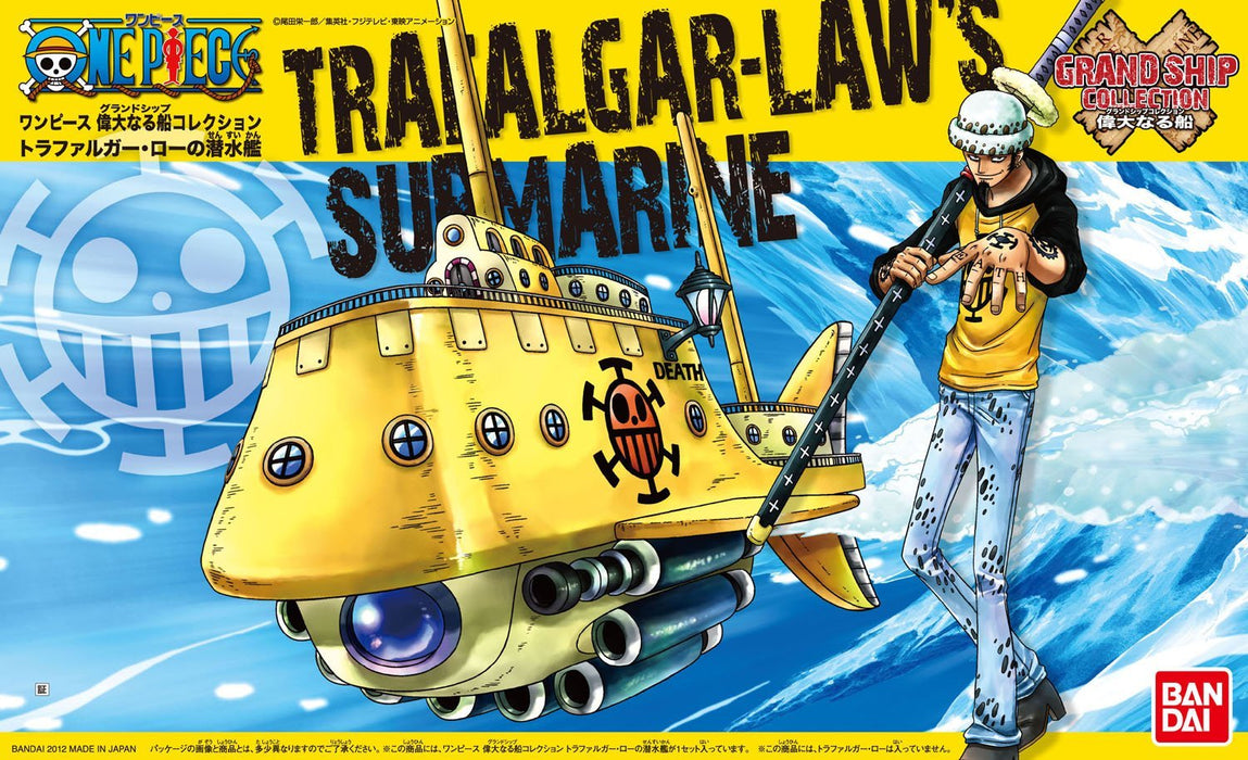 BANDAI One Piece Grand Ship Collection 02 Trafalgar Law's Submarine Model Kit