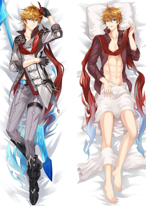 Genshin Impact Tartaglia Dakimakura Hugging Peach Skin Body Pillow (G69)