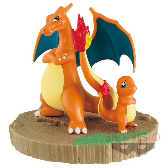 BANDAI BANPRESTO POKEMON Look My Tail! Charizard & Charmander Figure