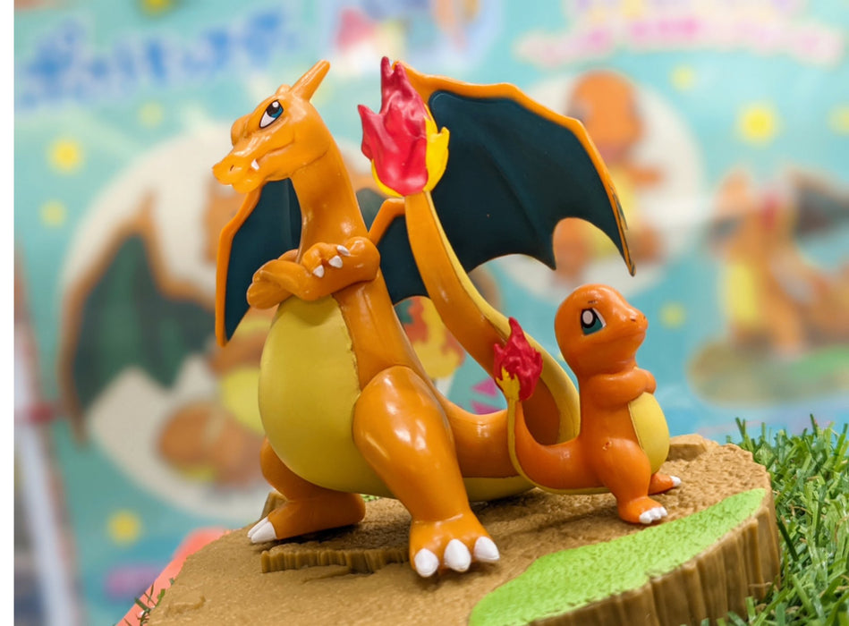 BANDAI BANPRESTO POKEMON Look My Tail! Charizard & Charmander Figure