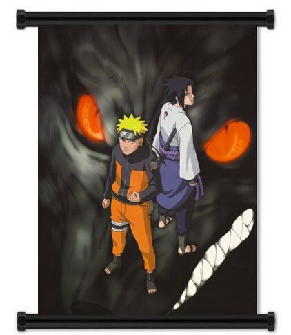 Wall Scroll - Naruto Naruto & Sasuke