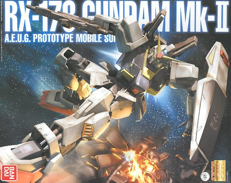 BANDAI Gundam MG 1/100 RX-178 Gundam Mk-II (Ver 2.0) Model Kit