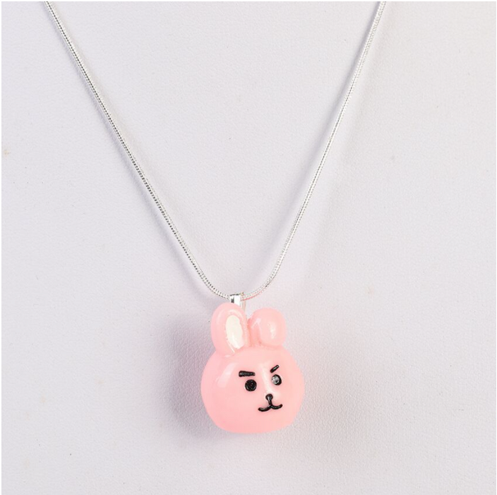 OFFICIAL KPOP BTS BANGTAN BOYS MOBILE PHONE PENDANT 3D DOLL & NECKLACE