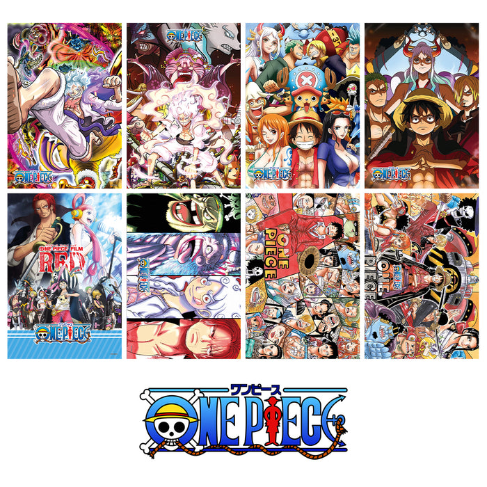 ONE PIECE 8PC A3-SIZE ANIME POSTER SET 3564