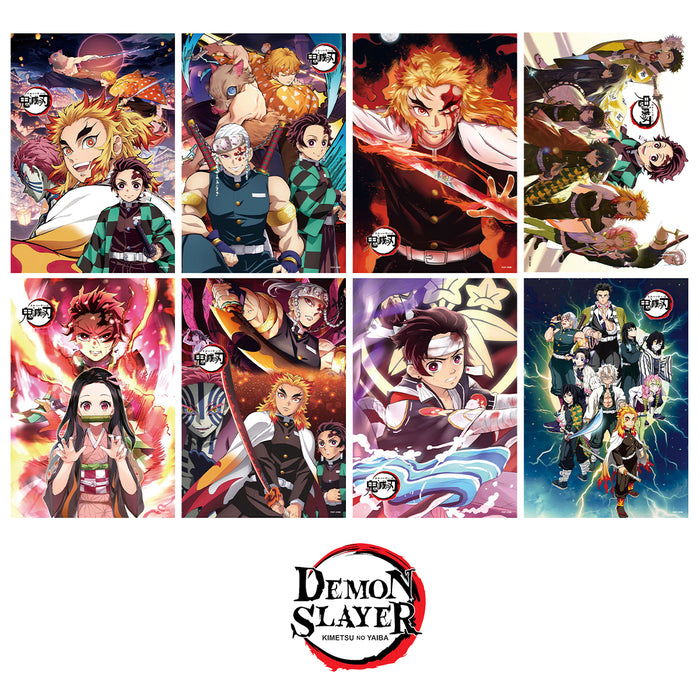 DEMON SLAYER 8PC A3-SIZE ANIME POSTER SET 3590