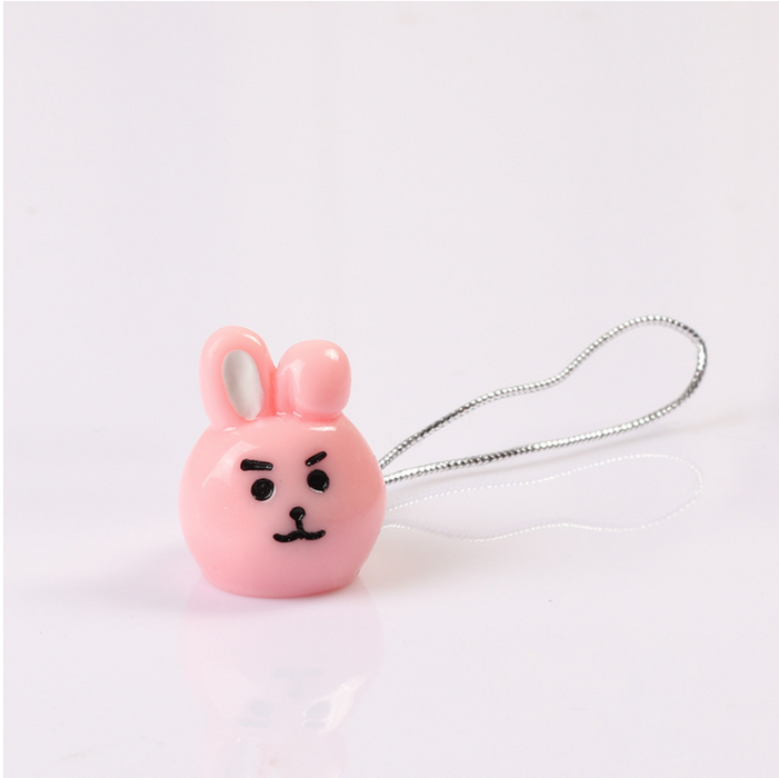 OFFICIAL KPOP BTS BANGTAN BOYS MOBILE PHONE PENDANT 3D DOLL & NECKLACE