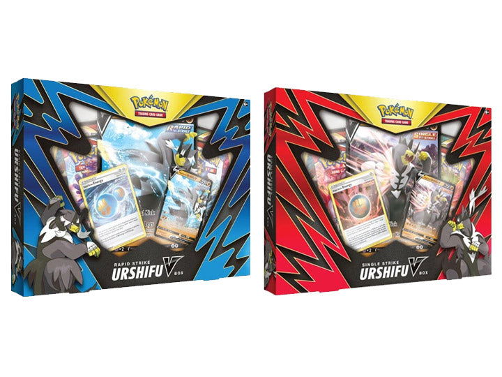 Pokemon Trading Card Game: Single Strike or Rapid Strike Urshifu V Box