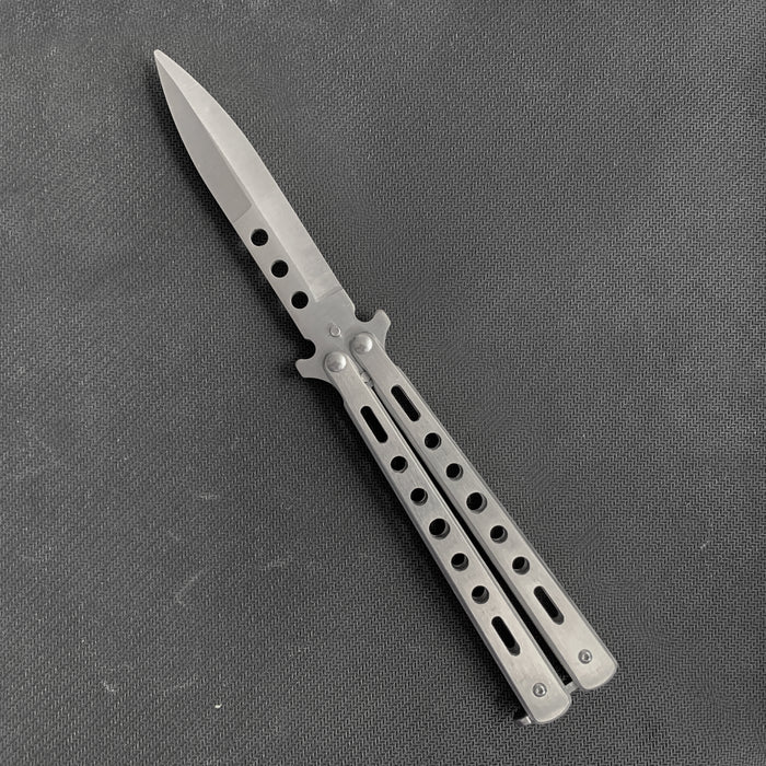 3 HOLE BUTTERFLY KNIFE (Blunt Blade - Non sharp).