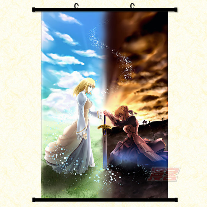 Wall Scroll - Fate Saber