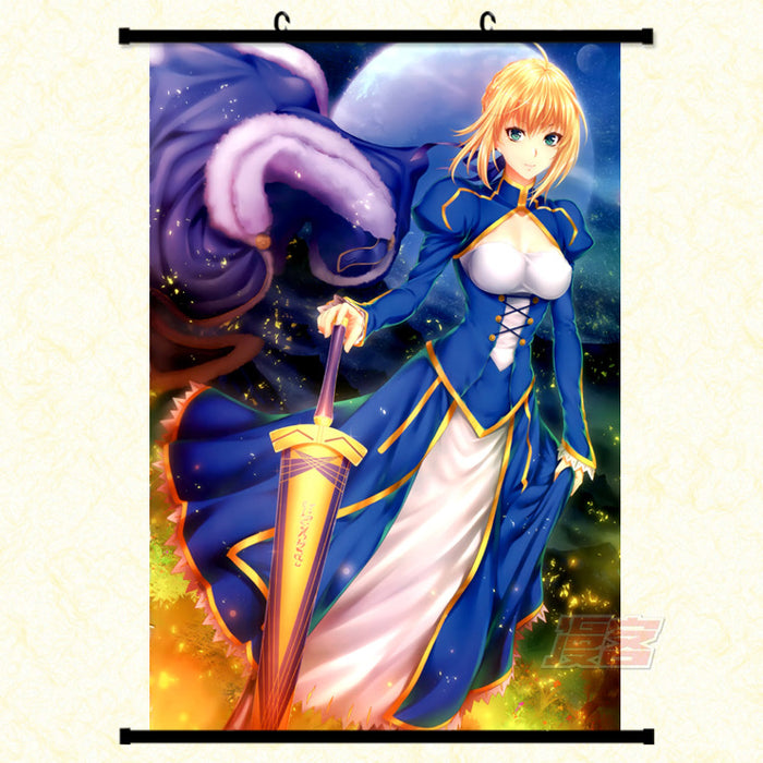 Wall Scroll - Fate Saber