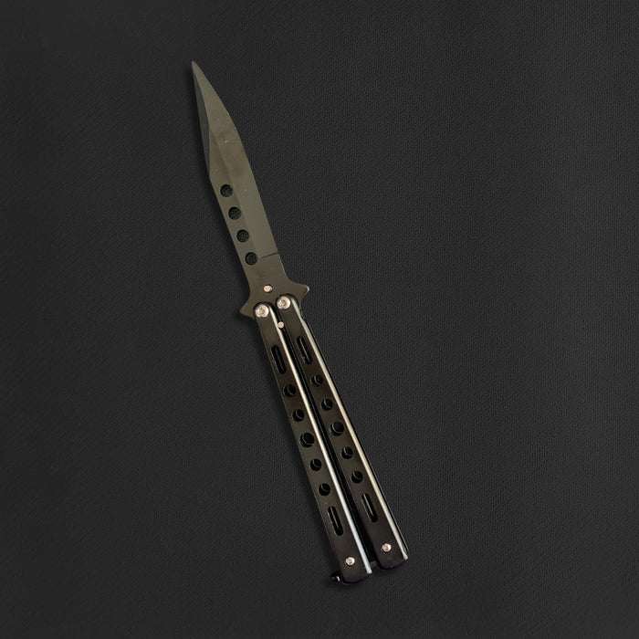 4 HOLE FOX BUTTERFLY KNIFE (Blunt Blade - Non sharp).