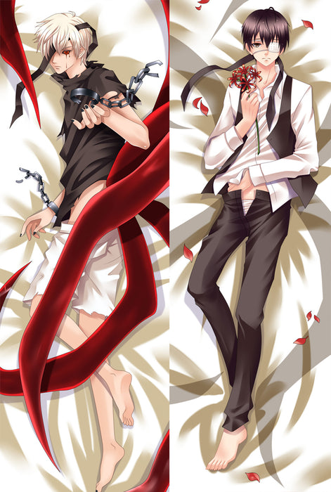 Tokyo Ghoul Ken Kaneki Dakimakura Hugging Peach Skin Body Pillow (T39)