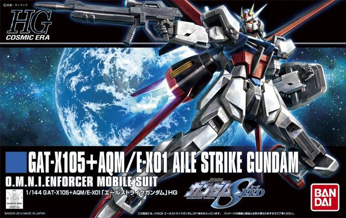 BANDAI Gundam HGCE 171 1/144 GAT-X105+AQM/E-X01 Aile Strike Gundam Model Kit