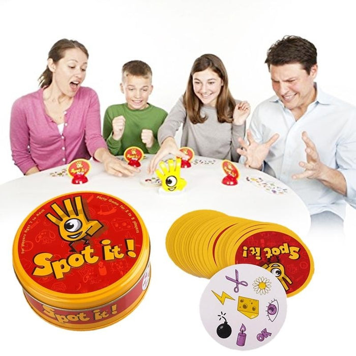 Board game spot it find it funny card game