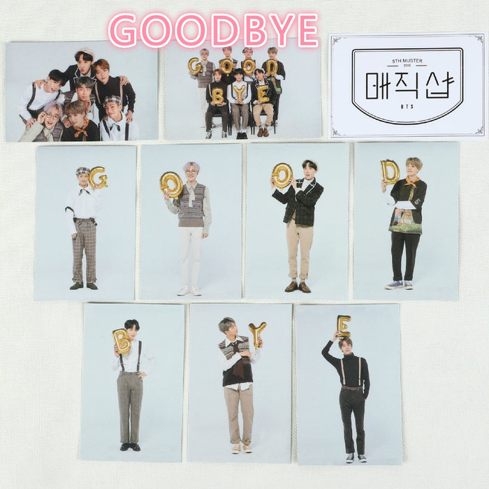 Official Card Kpop Bts Bangtan Boys- BTS(group), CUAGAIN card, GOODBYE card,