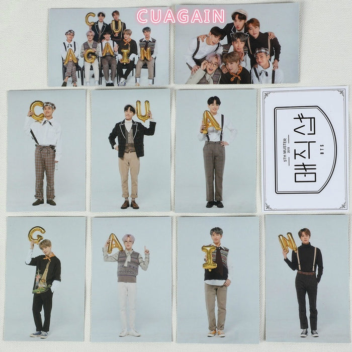 Official Card Kpop Bts Bangtan Boys- BTS(group), CUAGAIN card, GOODBYE card,