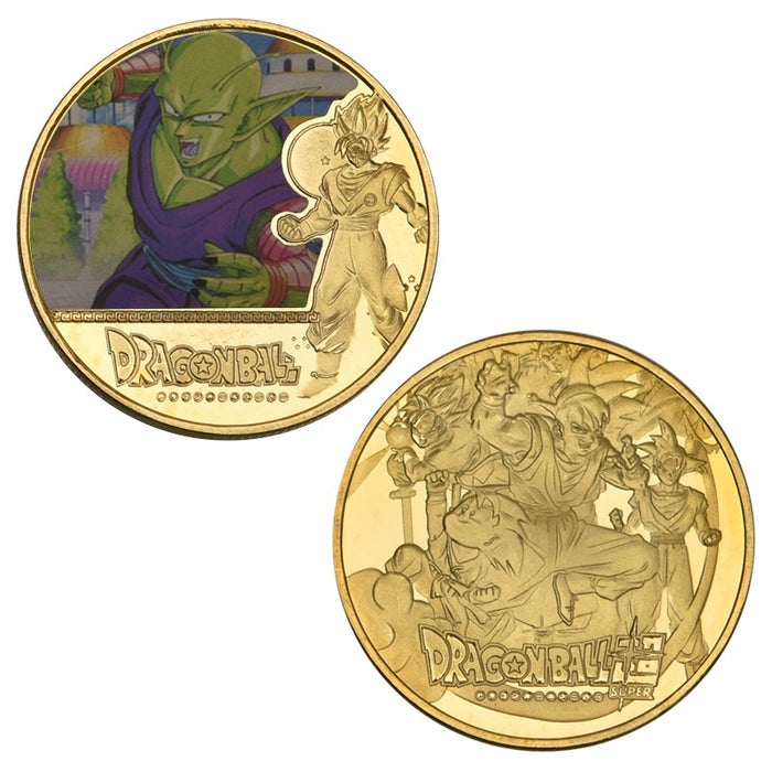 Dragon Ball Z Super Gold Plated Commemorative Coins