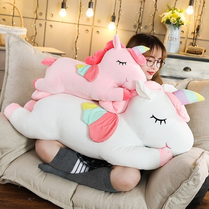 Cute Soft Unicorn Plush Toys 50cm 60cm 80cm