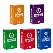 Board Game SUPERFIGHT Card Game Expansions Orange/Red/Blue/Purple/Green Deck