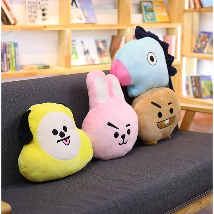 KPOP Bangtan Boys BTS BT21 Pillow Plush Doll Toy (TATA VAN COOKY CHIMMY SHOOKY KOYA RJ MANG)