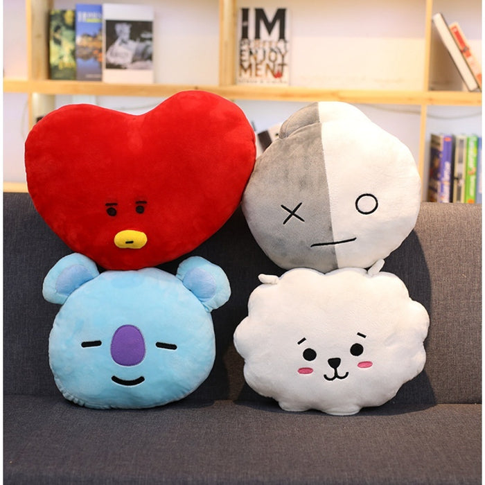 KPOP Bangtan Boys BTS BT21 Pillow Plush Doll Toy (TATA VAN COOKY CHIMMY SHOOKY KOYA RJ MANG)