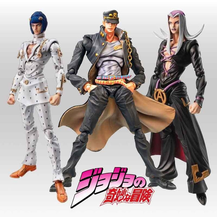 JoJo's Bizarre Adventure Bruno Bucciarati Leone Abbacchio Kujo Jotaro Movable Action Figure