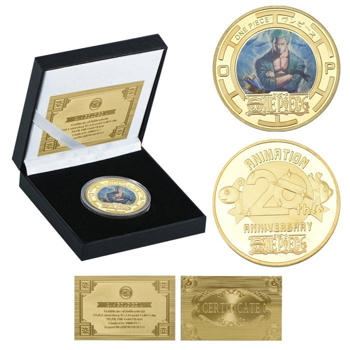 One Piece Gold Plated Coins