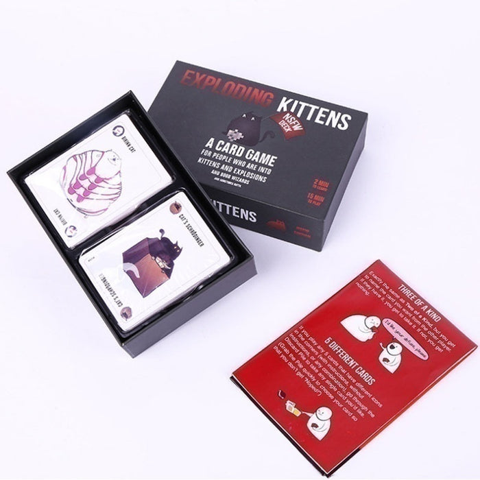 Board Game Exploding Kittens/ Exploding Kittens: NSFW/ Imploding Kittens