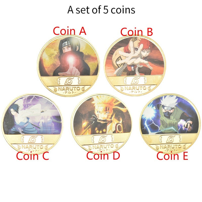 Naruto 20th Anniversary Gold Commemorative Coins