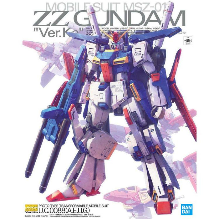 BANDAI Gundam MG 1/100 ZZ Gundam (Ver. Ka) Model Kit