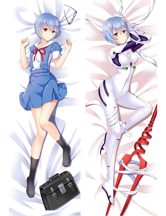 Evangelion Rei Ayanami Dakimakura Hugging Peach Skin Body Pillow (E5)