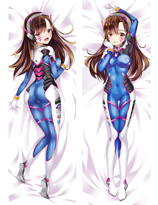 Overwatch D.Va Dakimakura Hugging Peach Skin Body Pillow (O22)