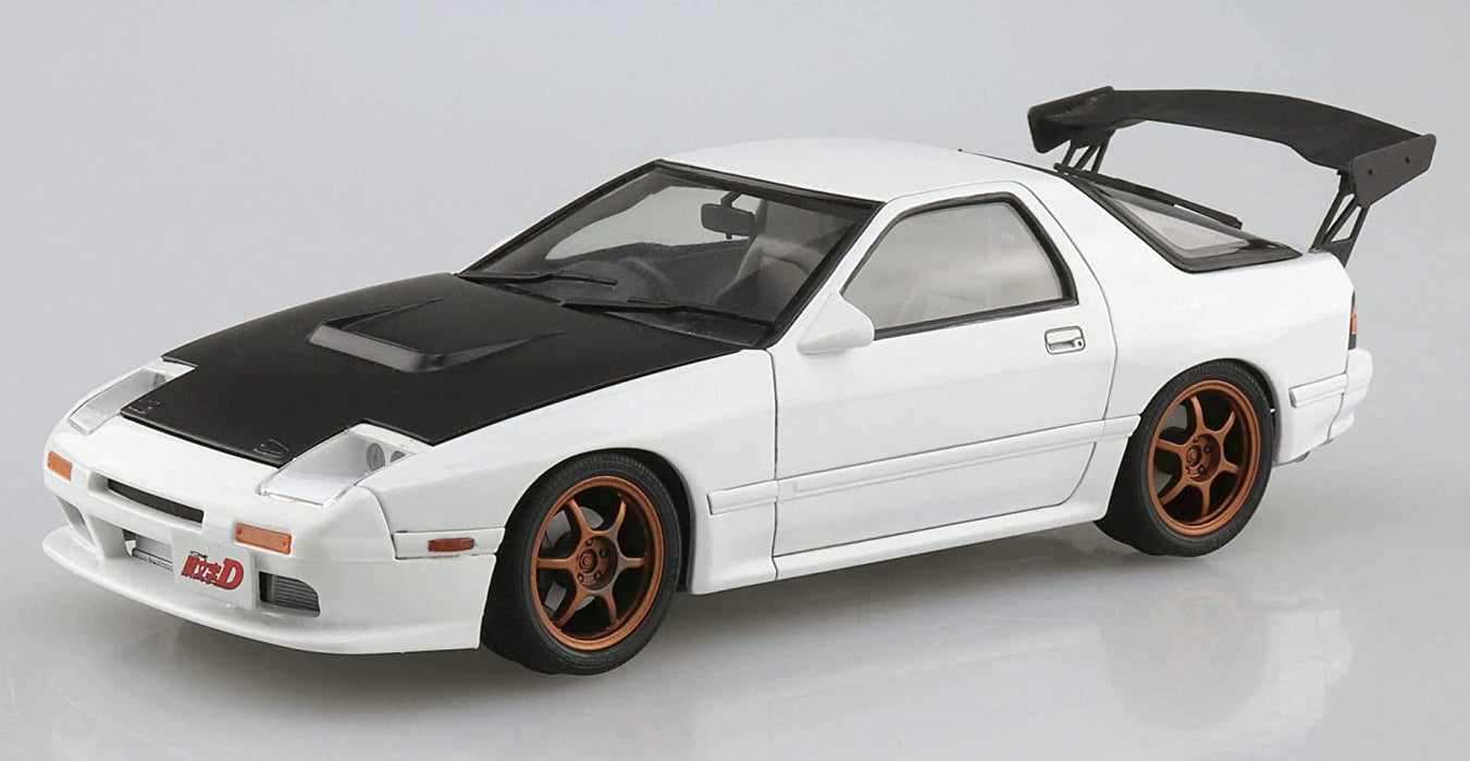 AOSHIMA  Initial D Keisuke Takahashi's FC3S RX-7 (Hakone Battle Ver.) 1/24 Scale Model Kit