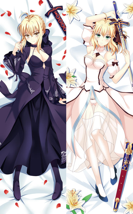 Fate/Grand Order Saber Dakimakura HUGGING PEACH SKIN BODY PILLOW (F15)