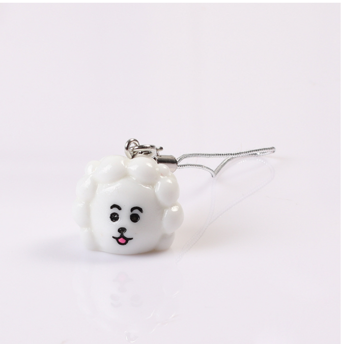 OFFICIAL KPOP BTS BANGTAN BOYS MOBILE PHONE PENDANT 3D DOLL & NECKLACE