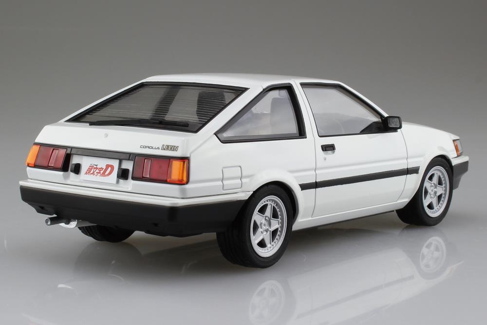 AOSHIMA Initial D Itsuki Takeuchi's AE85 Toyota Levin 1/24 Scale Model Kit