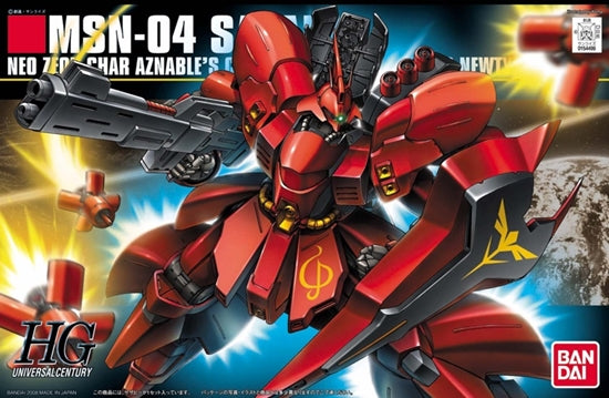 BANDAI Gundam HGUC #088 1/144 MSN-04 Sazabi Model Kit