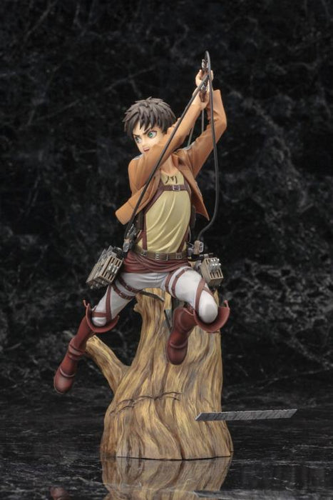 KOTOBUKIYA Attack on Titan ArtFX J Eren Yeager Statue Figure