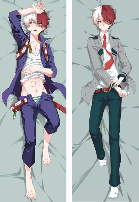 My Hero Academia Shoto Todoroki Dakimakura Hugging Peach Skin Body Pillow(M17)