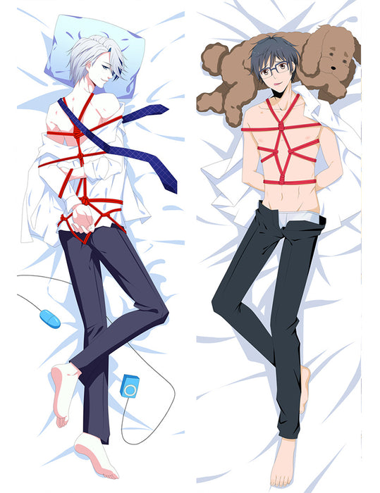 Yuri On Ice Vivtor & Katsuki Dakimakura Hugging Peach Skin Body Pillow (Y7)