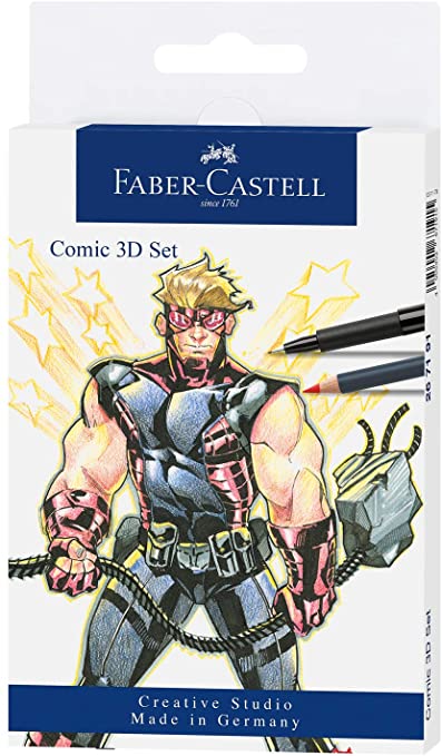 Faber-Castell - Pitt Artist Pens - Comic Illustration 3D Set