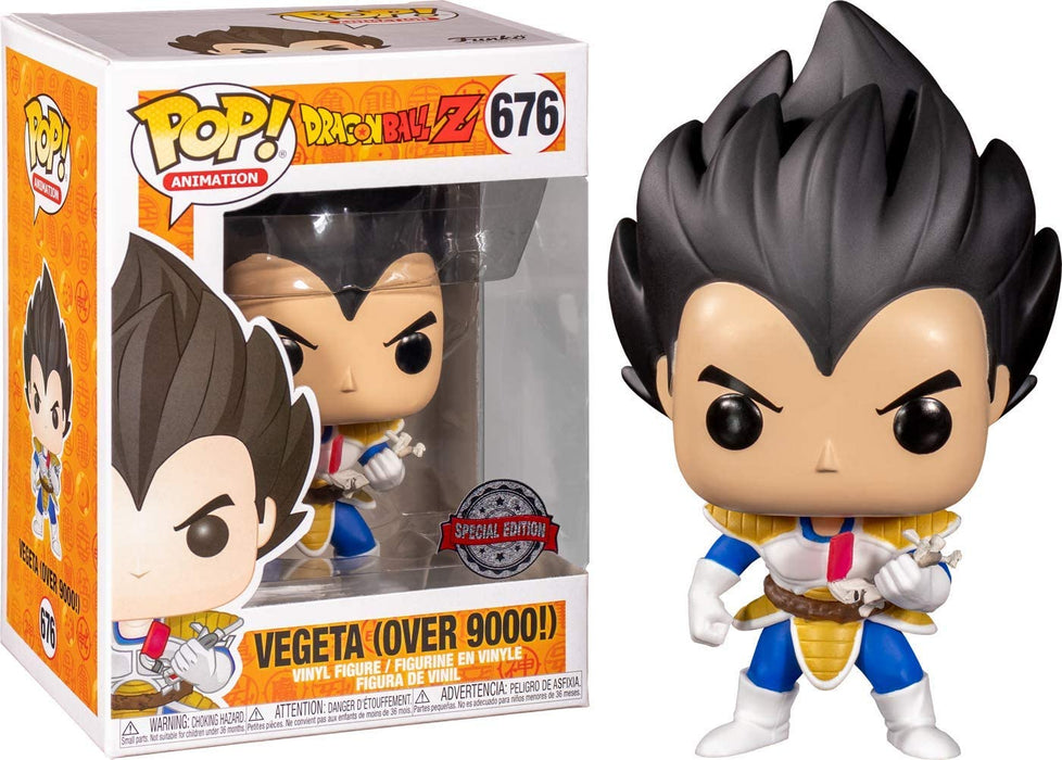 Funko Pop  Dragon Ball Z 676 - Vegeta (Over 9000!) Pop! Figure