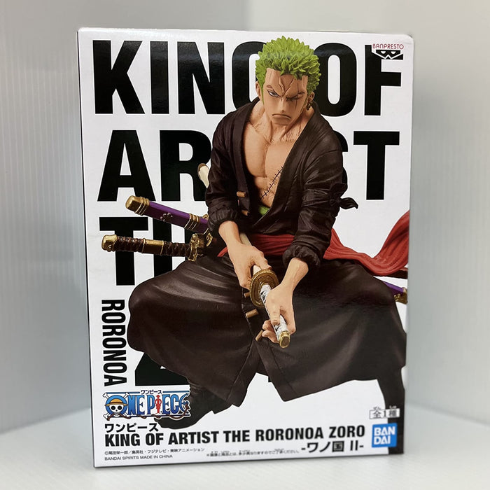 BANDAI BANPRESTO One Piece King of Artist Roronoa Zoro (Wano Country) figure