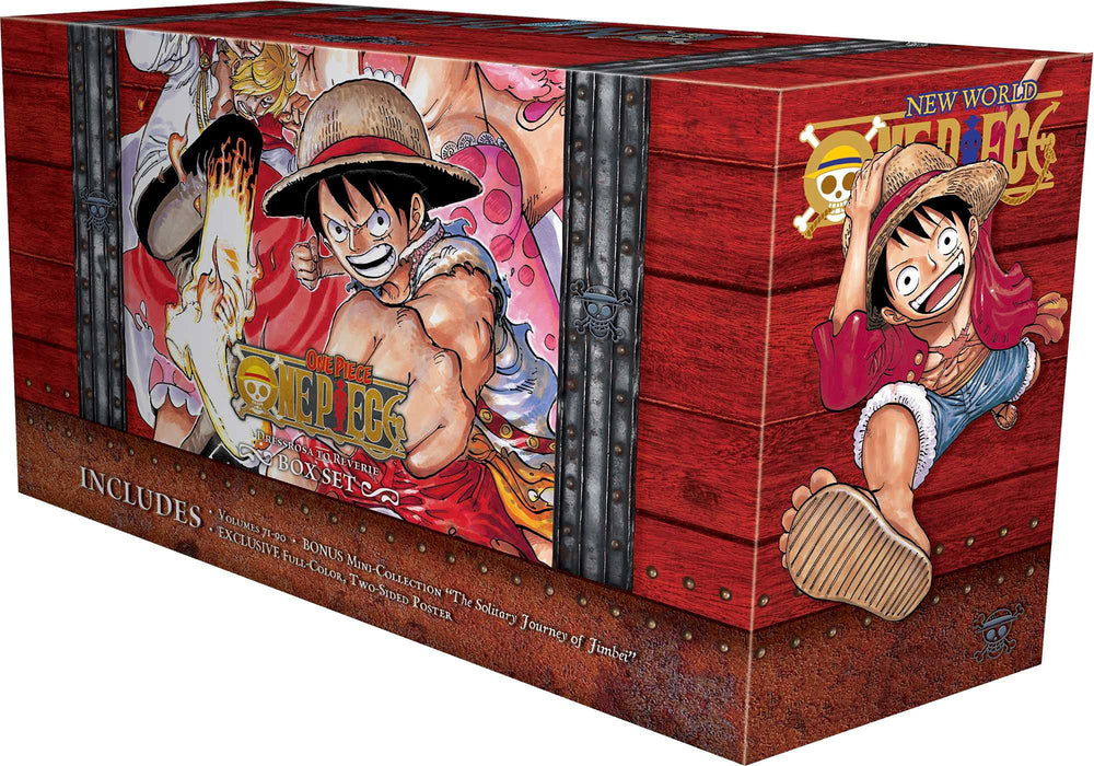 One Piece manga books Box Set 4: Dressrosa to Reverie: Volumes 71-90 with Premium (Volume 4)