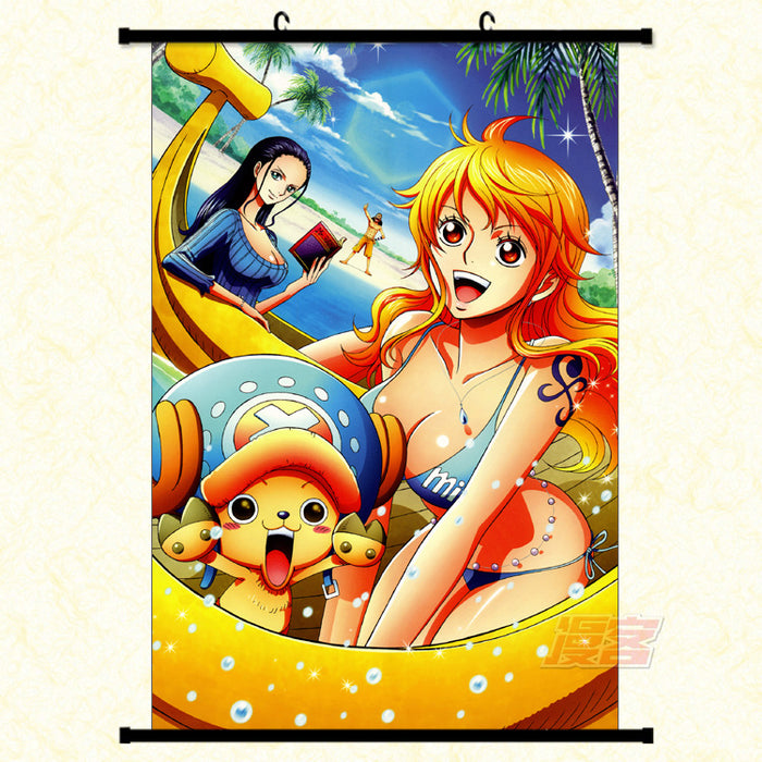 Wall Scroll - One Piece Nico Robin/Nami/Chopper