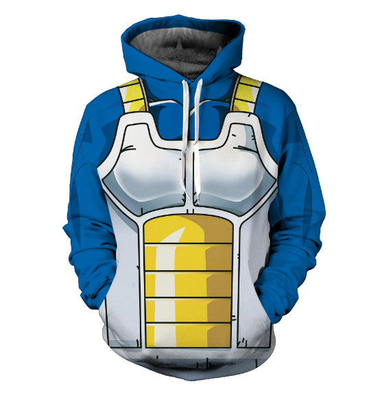 DRAGON BALL VEGETA OUTFIT UNIFORM JUMPER HOODIE