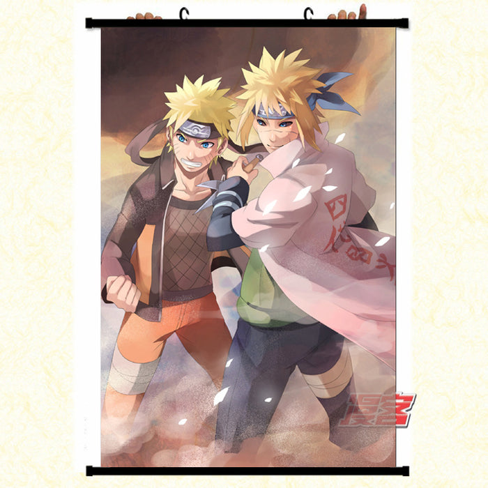 Wall Scroll - Naruto Naruto & Minato Namikaze