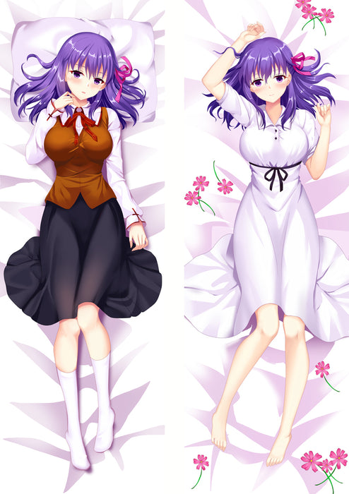 Fate/stay night Matou Sakura Dakimakura HUGGING PEACH SKIN BODY PILLOW (F26)