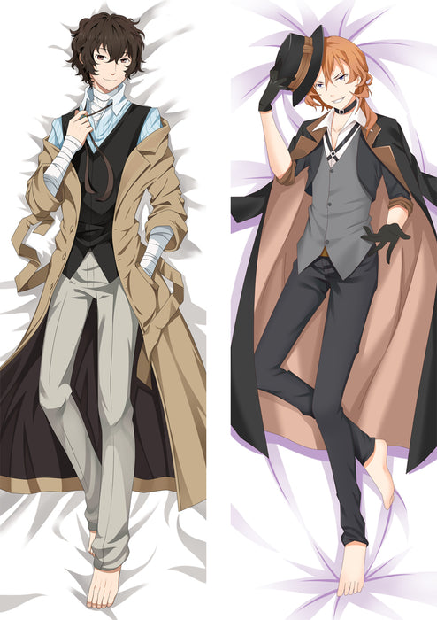 Bungo Stray Dogs Osamu & Chuuya Dakimakura Hugging Peach Skin Body Pillow (B7)