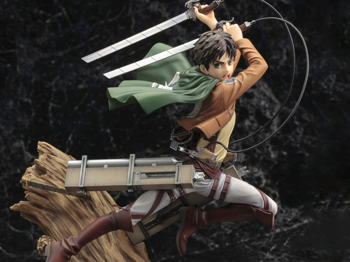 KOTOBUKIYA Attack on Titan ArtFX J Eren Yeager Statue Figure